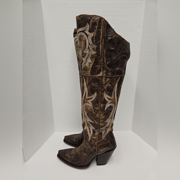 Dan Post Brown Over the Knee Boots